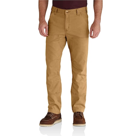 Carhartt Rugged Flex Relaxed Fit Canvas Double-Front Utility Work Pant, Hickory, W30, L32 102802-918W30L32